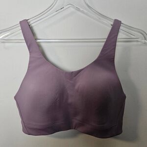 Athleta Advance Sprint Bra  Flora Mauve 32D #632006 Mauve